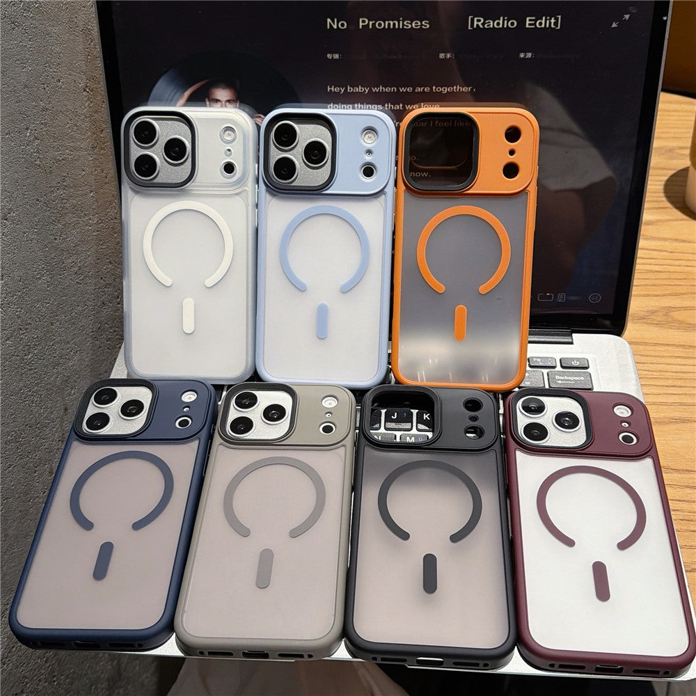 For iPhone 18 Pro Max / 17 Pro Max Magnetic Case TPU + PC Rubberized Finish Phone Cover