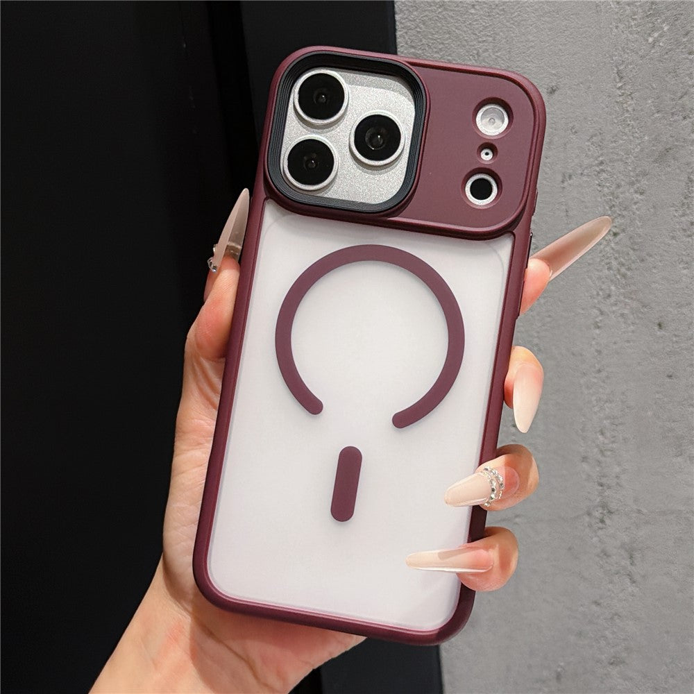 For iPhone 18 Pro Max / 17 Pro Max Magnetic Case TPU + PC Rubberized Finish Phone Cover
