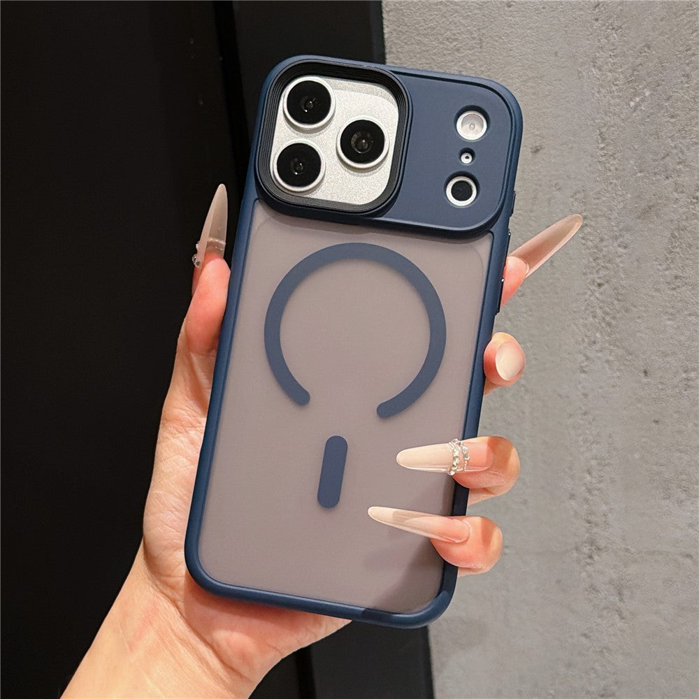 For iPhone 18 Pro Max / 17 Pro Max Magnetic Case TPU + PC Rubberized Finish Phone Cover