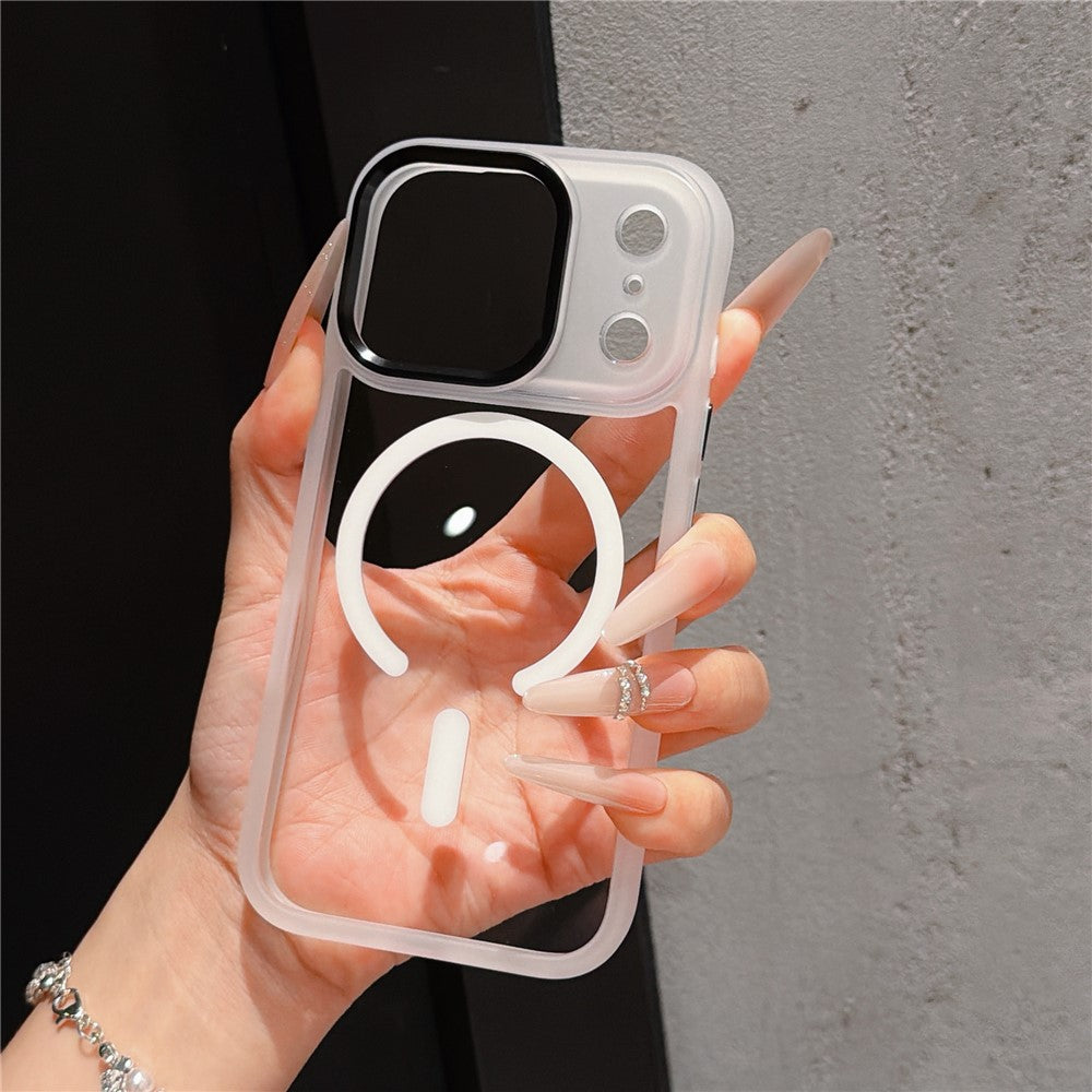 For iPhone 18 Pro / 17 Pro Magnetic Case Anti-Drop TPU + PC Phone Cover