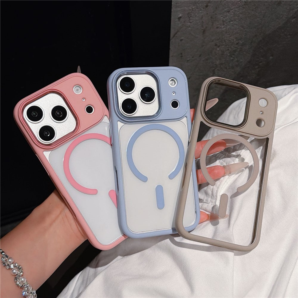 For iPhone 18 Pro / 17 Pro Magnetic Case Anti-Drop TPU + PC Phone Cover