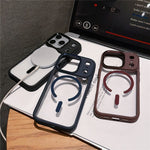 For iPhone 18 Pro / 17 Pro Magnetic Case Anti-Drop TPU + PC Phone Cover