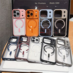For iPhone 18 Pro / 17 Pro Magnetic Case Anti-Drop TPU + PC Phone Cover