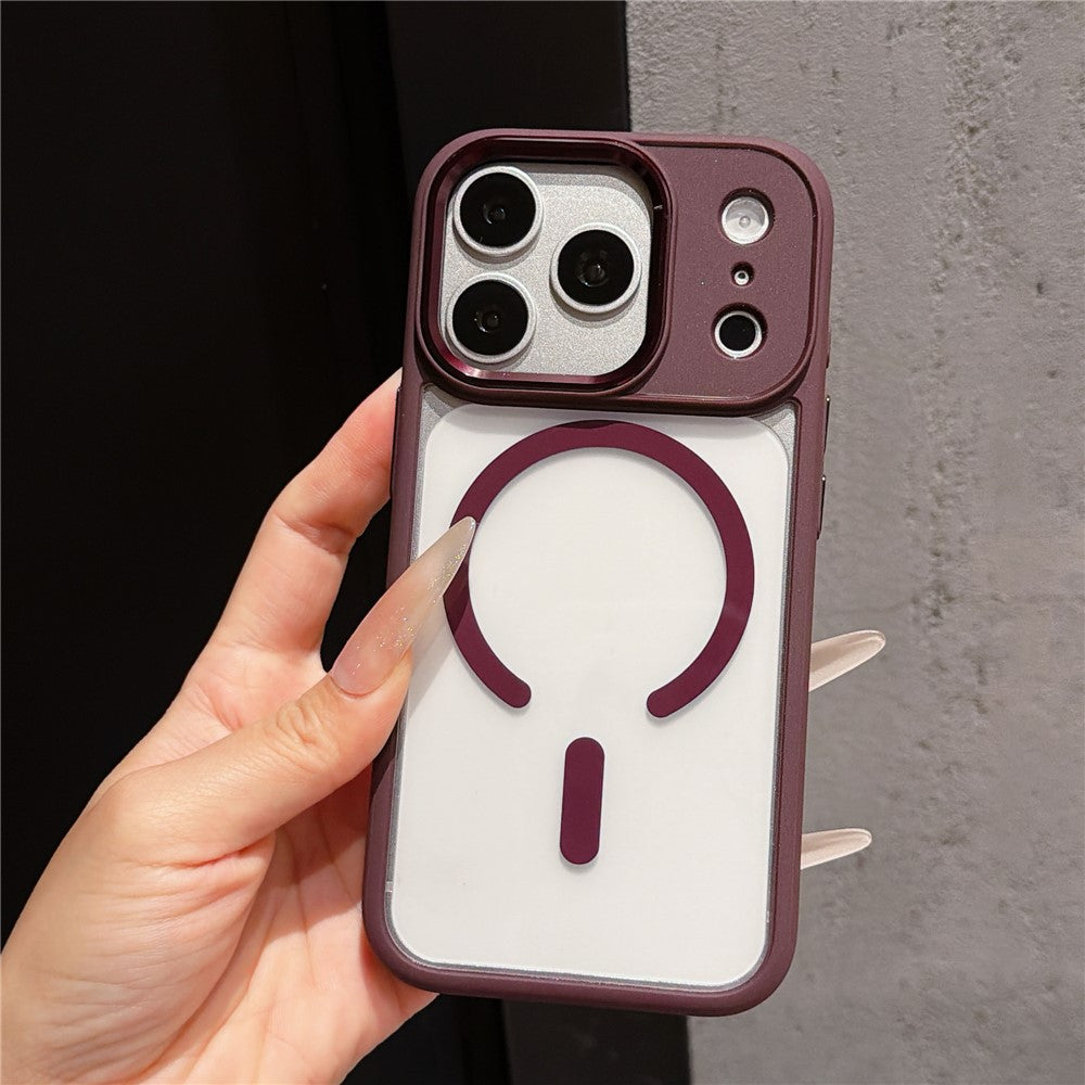 For iPhone 18 Pro / 17 Pro Magnetic Case Anti-Drop TPU + PC Phone Cover