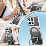 For Xiaomi 17 Magnetic Case with Tempered Glass Flim Gradient Color Leather Back Phone Cover