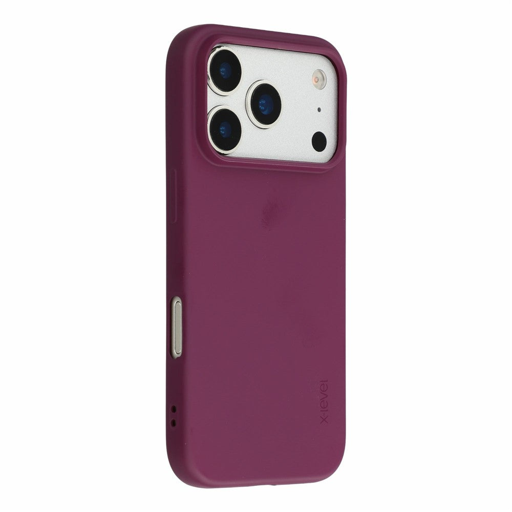 X-LEVEL Guardian Series til iPhone 18 Pro Max / 17 Pro Max Cover Blødt TPU Frostet Beskyttende Telefoncover
