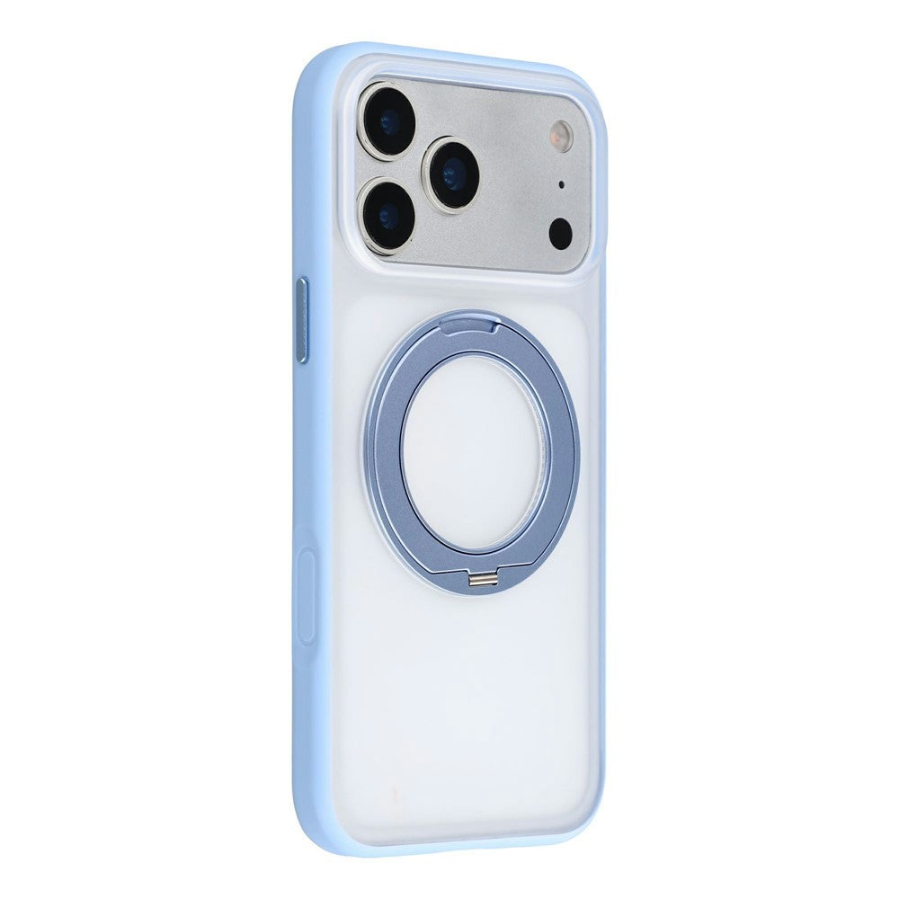 X-LEVEL til iPhone 18 Pro Max / 17 Pro Max cover Magnetisk roterbart støtteben PC + flydende silikone Pletafvisende telefoncover