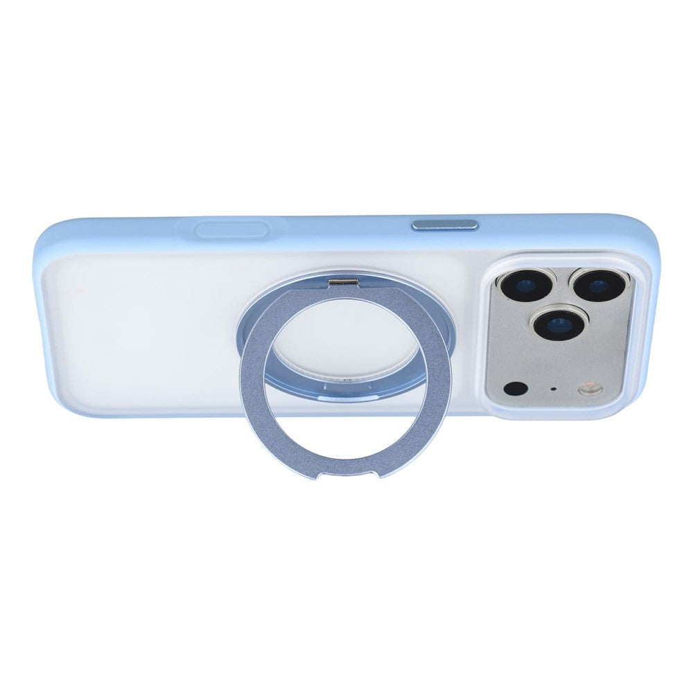 X-LEVEL for iPhone 18 Pro / 17 Pro Case Magnetic Rotatable Kickstand PC + Liquid Silicone Anti-Stain Phone Cover