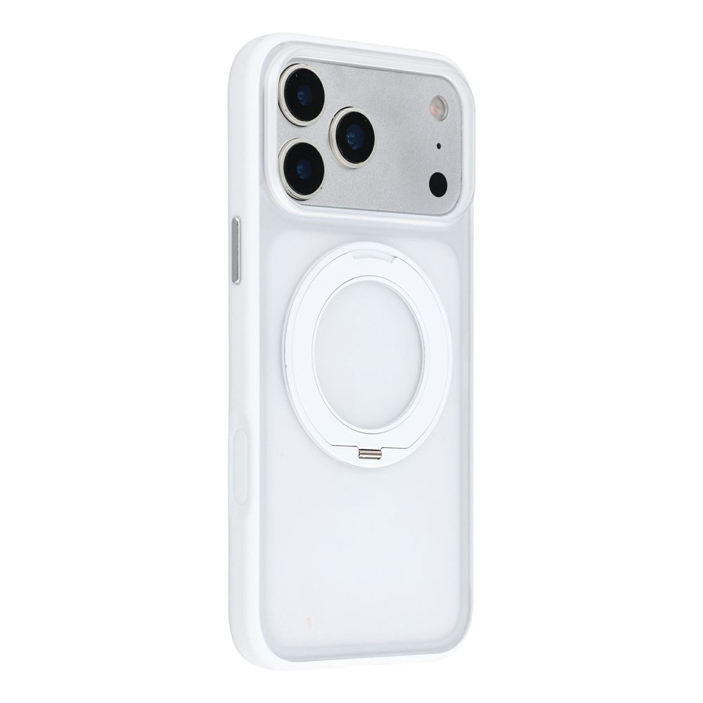 X-LEVEL for iPhone 18 Pro / 17 Pro Case Magnetic Rotatable Kickstand PC + Liquid Silicone Anti-Stain Phone Cover