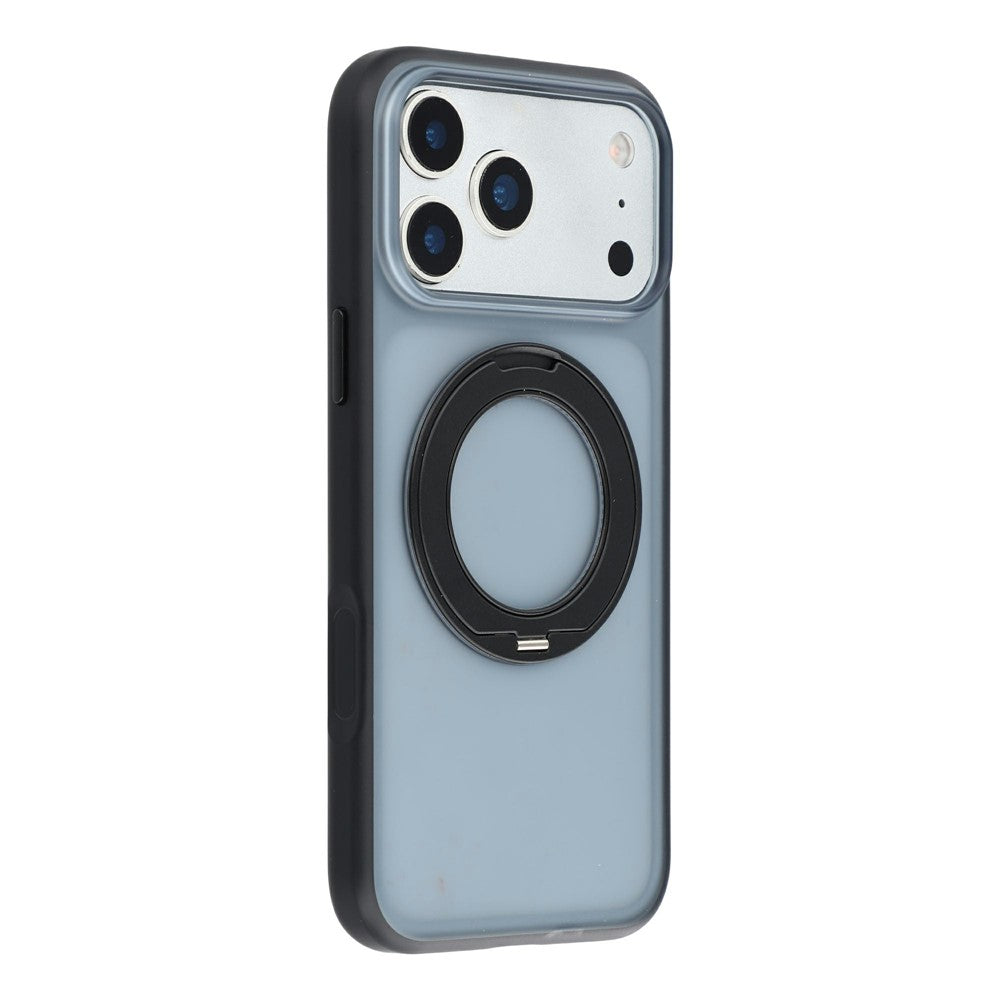 X-LEVEL for iPhone 18 Pro / 17 Pro Case Magnetic Rotatable Kickstand PC + Liquid Silicone Anti-Stain Phone Cover