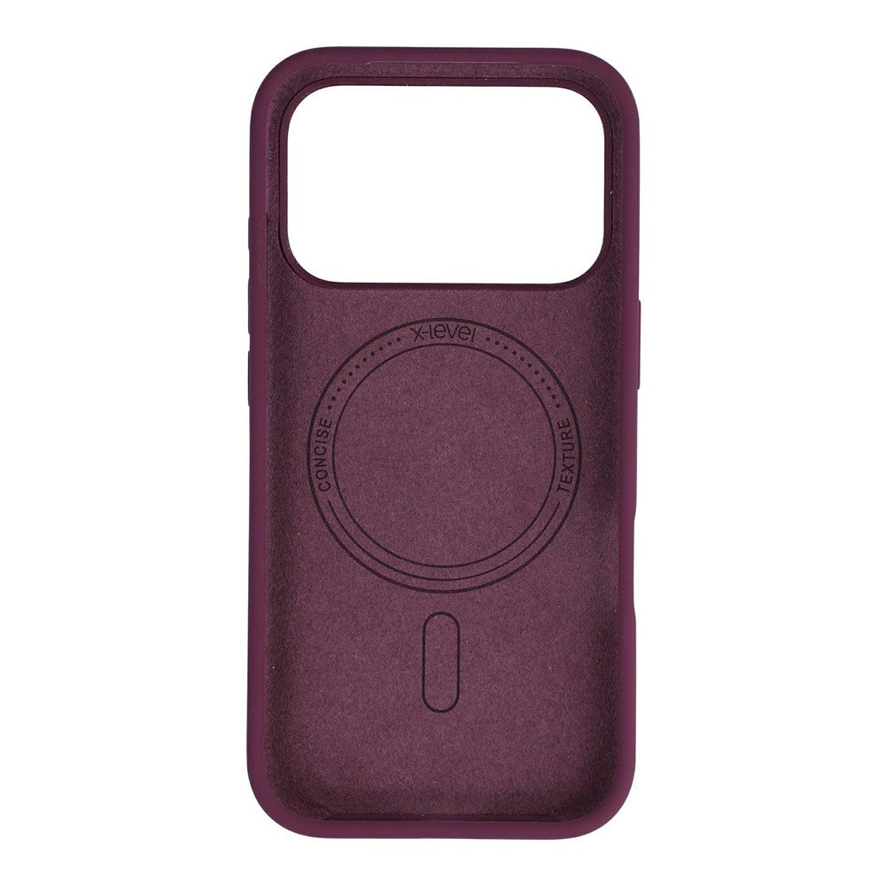 X-LEVEL for iPhone 18 Pro / 17 Pro Magnetic Case Liquid Silicone Phone Back Cover Skin Touch