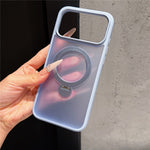 Til iPhone 18 Pro Max / 17 Pro Max Magnetisk Cover med Roterende Ring Kickstand TPU + PC Telefoncover