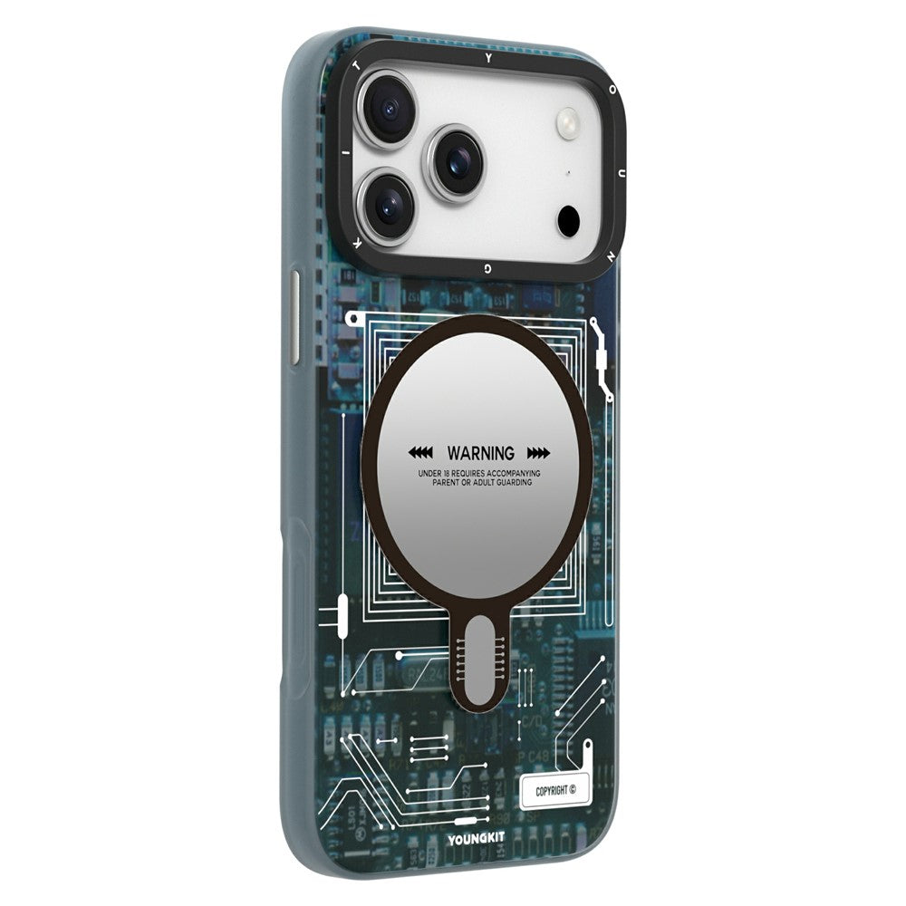 YOUNGKIT Technology Series til iPhone 18 Pro Max / 17 Pro Max Magnetisk Cover i Hård PC IMD