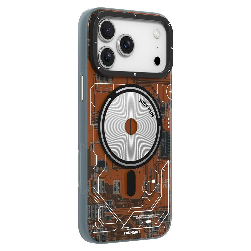 YOUNGKIT Technology Series til iPhone 18 Pro Max / 17 Pro Max Magnetisk Cover i Hård PC IMD