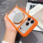 For iPhone 18 Pro / 17 Pro Case Magnetic Rotatable Kickstand PC + TPU Anti-slip Phone Cover with Camera Control Button