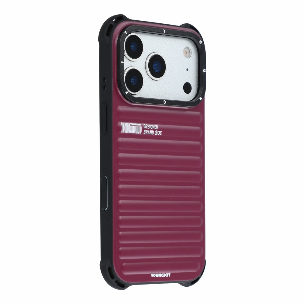 YOUNGKIT til iPhone 18 Pro Max / 17 Pro Max magnetisk etui kufferttekstur IMD TPU telefoncover