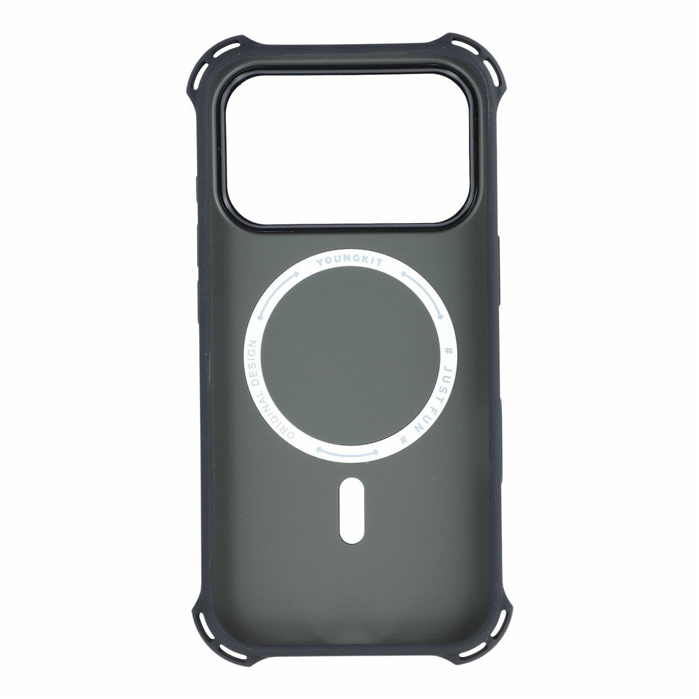YOUNGKIT til iPhone 18 Pro Max / 17 Pro Max magnetisk etui kufferttekstur IMD TPU telefoncover
