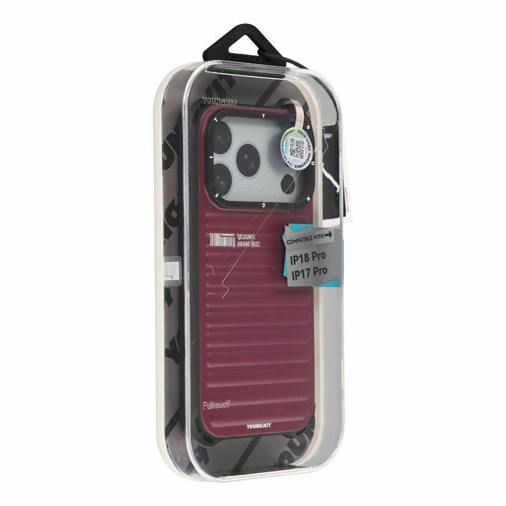 YOUNGKIT til iPhone 18 Pro Max / 17 Pro Max magnetisk etui kufferttekstur IMD TPU telefoncover