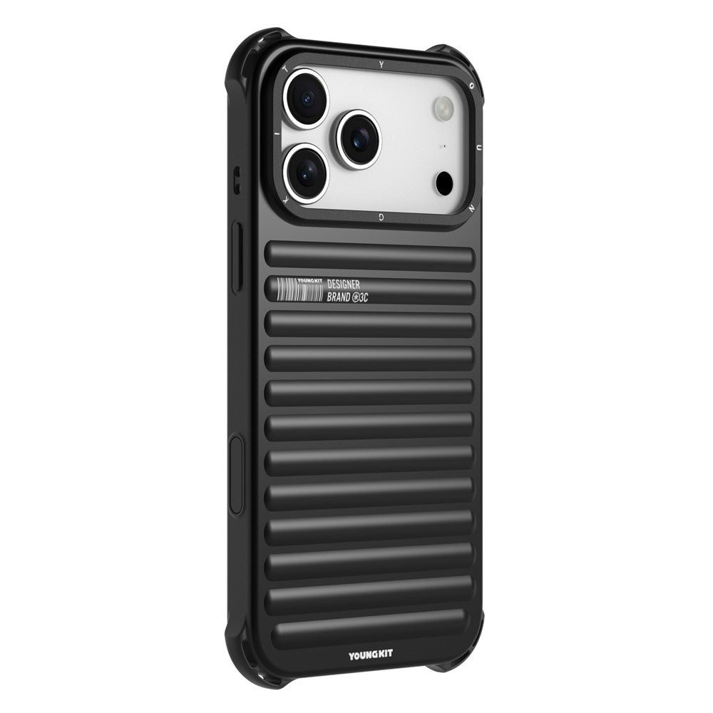 YOUNGKIT til iPhone 18 Pro Max / 17 Pro Max magnetisk etui kufferttekstur IMD TPU telefoncover