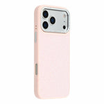 JAUCASE for iPhone 18 Pro Max / 17 Pro Max Magnetic Case Rhinestone Lens Frame Textured PU + TPU + PC Phone Back Cover