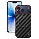 IMAK for iPhone 18 Pro Max / iPhone 17 Pro Max Ruiyi Series Magnetic Case Carbon Fiber Texture Leather + PC Phone Cover