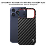 IMAK for iPhone 18 Pro / iPhone 17 Pro Ruiyi Series Case Carbon Fiber Texture Leather + PC Protective Cover