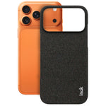 IMAK for iPhone 18 Pro / iPhone 17 Pro Ruiyi Series Case Fabric Texture Leather + PC Phone Back Cover