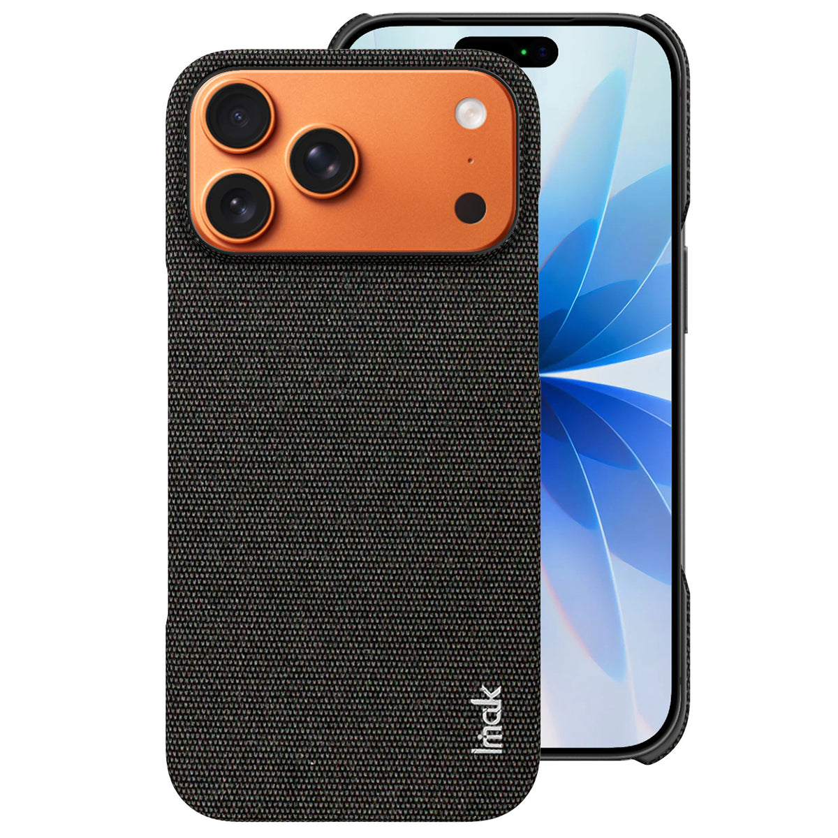 IMAK for iPhone 18 Pro / iPhone 17 Pro Ruiyi Series Case Fabric Texture Leather + PC Phone Back Cover