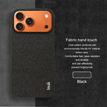 IMAK for iPhone 18 Pro / iPhone 17 Pro Ruiyi Series Case Fabric Texture Leather + PC Phone Back Cover