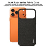 IMAK for iPhone 18 Pro Max / iPhone 17 Pro Max Ruiyi Series Case Fabric Texture Leather + PC Phone Back Cover