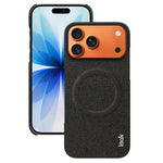 IMAK til iPhone 18 Pro Max / iPhone 17 Pro Max Ruiyi-serien Magnetisk etui Stoftekstur Læder + PC Telefonbagcover