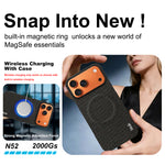 IMAK for iPhone 18 Pro / iPhone 17 Pro Ruiyi Series Magnetic Case Fabric Texture Leather + PC Phone Back Cover