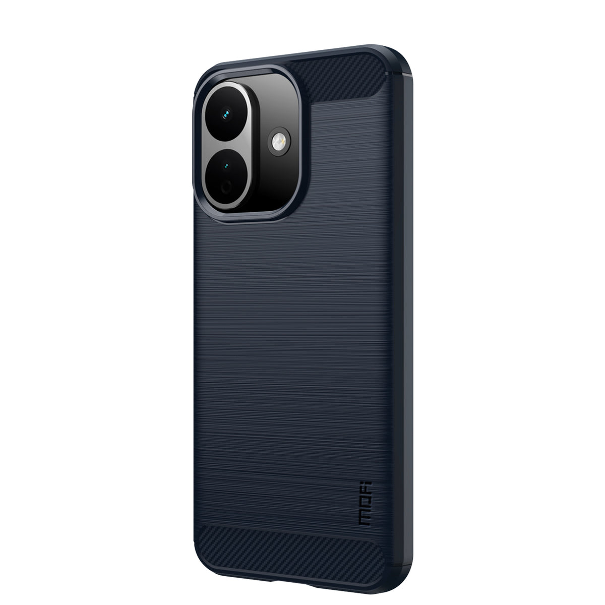 MOFI for Xiaomi Redmi Note 17 Pro 5G Back Cover  Brushed Texture Carbon Fiber Soft TPU Case
