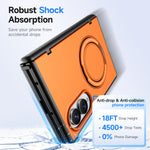For Samsung Galaxy Z Fold8 Magnetic Case Rotating Kickstand TPU + PC Phone Cover