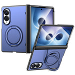 For Samsung Galaxy Z Fold8 Magnetic Case Rotating Kickstand TPU + PC Phone Cover