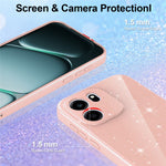 For OnePlus Nord CE6 5G Magnetic Case Glitter TPU Shockproof Phone Cover with Lanyard