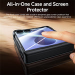For Samsung Galaxy Z Flip8 Case with Privacy Screen Protector Hard PC Skin-touch Phone Cover