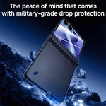 For Samsung Galaxy Z Flip8 Case with Privacy Screen Protector Hard PC Skin-touch Phone Cover