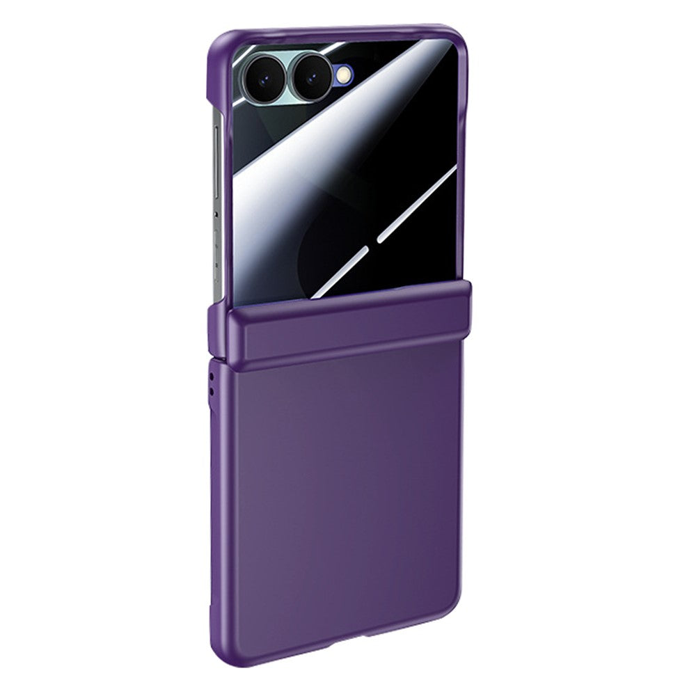For Samsung Galaxy Z Flip8 Case with Privacy Screen Protector Hard PC Skin-touch Phone Cover