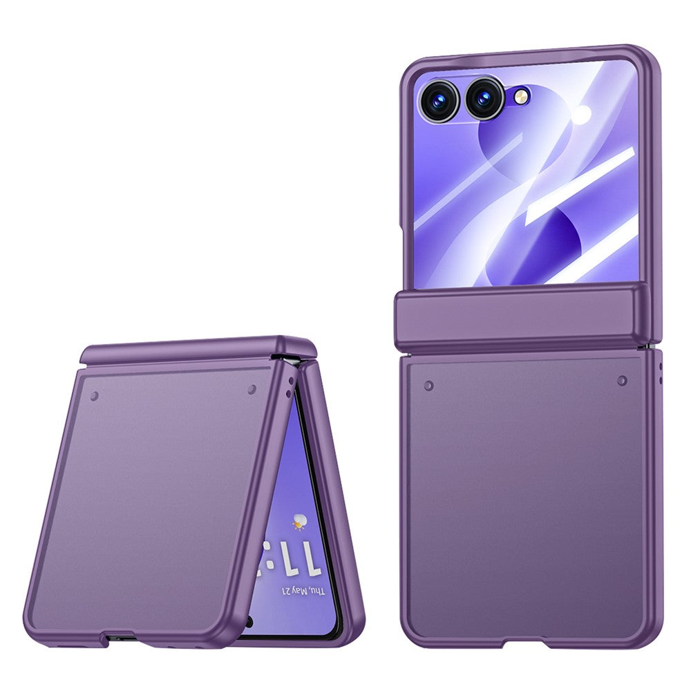 Til Samsung Galaxy Z Flip8 Cover med HD Skærmbeskytter Hudvenligt PC Mat Beskyttende Telefoncover