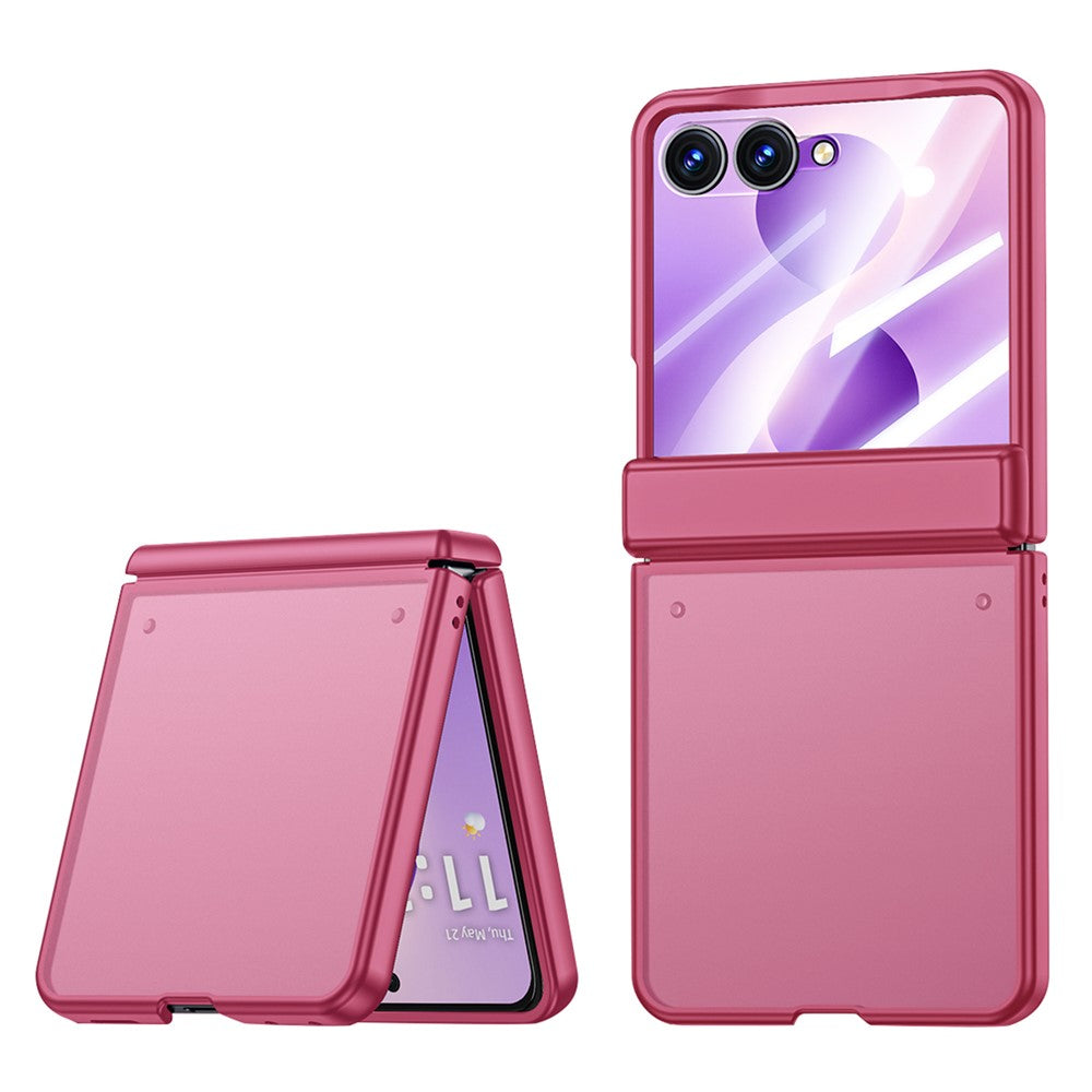 Til Samsung Galaxy Z Flip8 Cover med HD Skærmbeskytter Hudvenligt PC Mat Beskyttende Telefoncover
