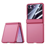 For Samsung Galaxy Z Flip8 Case with Anti-spy Screen Protector Skin-touch PC Matte Protective Phone Cover