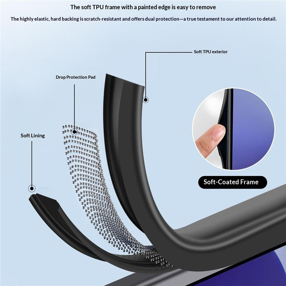 Til Samsung Galaxy Z Fold8 Magnetisk Cover med HD Skærmbeskyttelse Hudlignende Mat PC Hængselbeskyttelse Telefoncover