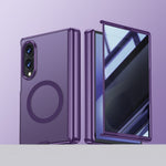 For Samsung Galaxy Z Fold8 Magnetic Case with Anti-spy Screen Protector Skin-Feel Matte PC Hinge Protection Phone Cover
