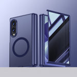 For Samsung Galaxy Z Fold8 Magnetic Case with Anti-spy Screen Protector Skin-Feel Matte PC Hinge Protection Phone Cover