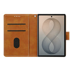 Til Samsung Galaxy Z Fold8 Wallet Case Flip Stand Kalvelæder PU Læder Telefoncover