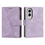For Samsung Galaxy Z Fold8 Case Imprinted Triangle Leather Phone Cover