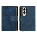 For Samsung Galaxy Z Fold8 Case Imprinted Triangle Leather Phone Cover