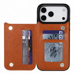 Pungcover til iPhone 18 Pro Max / iPhone 17 Pro Max Magnetisk Lukning Kortlomme Læder Telefoncover