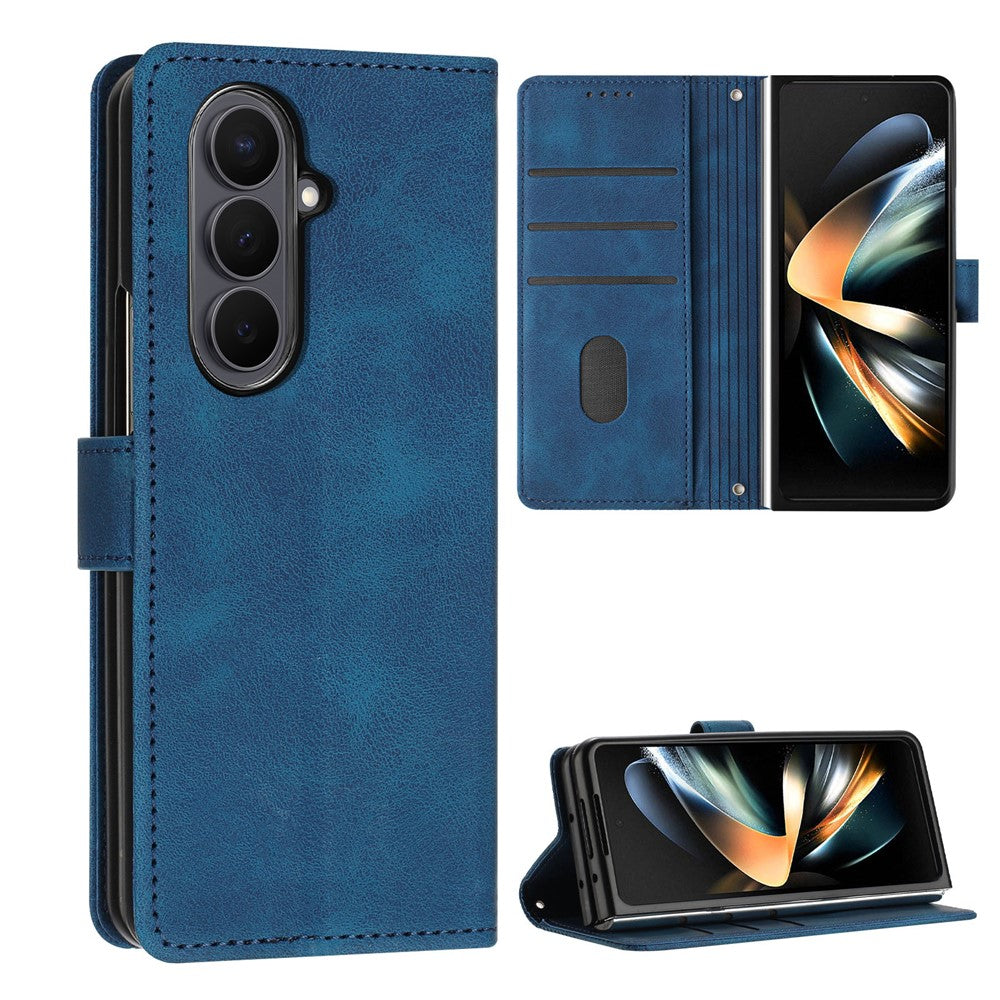 For Samsung Galaxy Z Fold8 Ultra Case Imprinted Triangle Leather Phone Cover